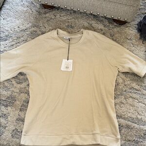 Onia Men's Tan Short Sleeve Tee
